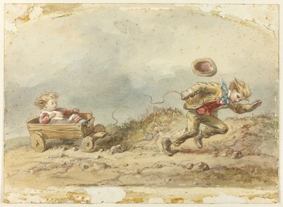 Zlomené lano od vozíku od Hablot Knight Browne