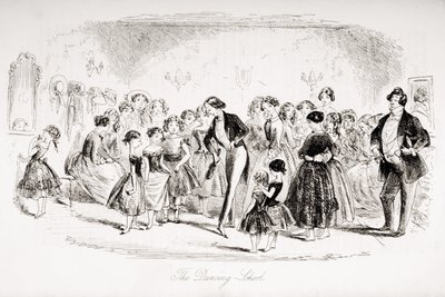 Taneční škola, ilustrace z 