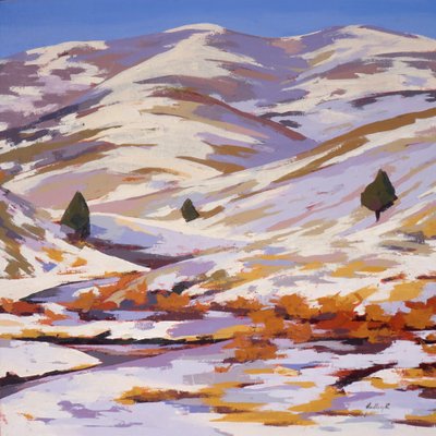 Pochodová melodie, kolem roku 2025 (olej na plátně) od Hadley Rampton