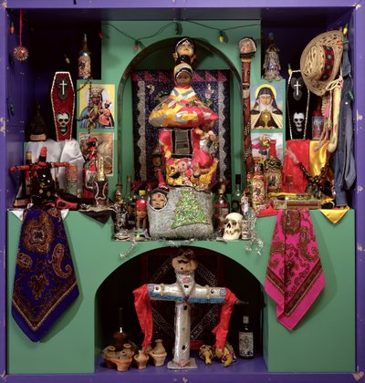 Voodoo oltář od Haitian School