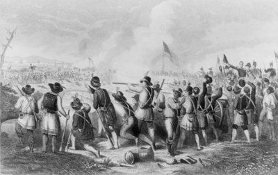 Bitva o New Orleans 8. ledna 1813 od Hammatt Billings