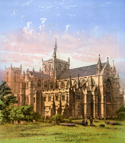 Katedrála Ripon, Yorkshire, c1870 od Hanhart