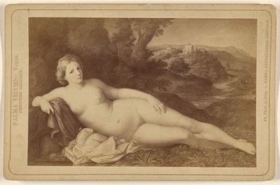 Palma Vecchio: Venuše. Drážďanská galerie. od Hanns Hanfstaengl