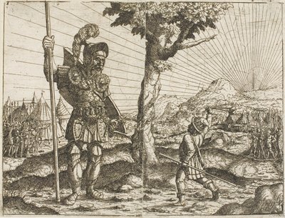 David a Goliáš od Hanns Lautensack