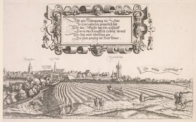 Panoramatický pohled na Norimberk: Pravá část od Hanns Lautensack