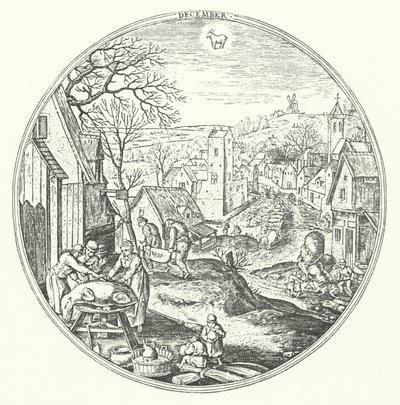 prosinec (rytina) od Hans (after) Bol