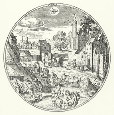 června (rytina) od Hans (after) Bol