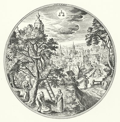 září (rytina) od Hans (after) Bol
