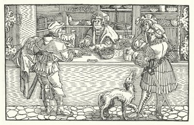 Směnárník (rytina) od Hans (after) Burgkmair