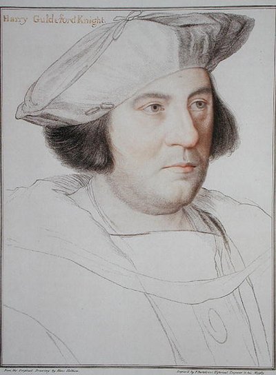Portrét Harryho Guldeforda († 1532) vyrytý Francescem Bartolozzim (1727-1815) 1792 (rytina) od Hans (after) Holbein the Younger