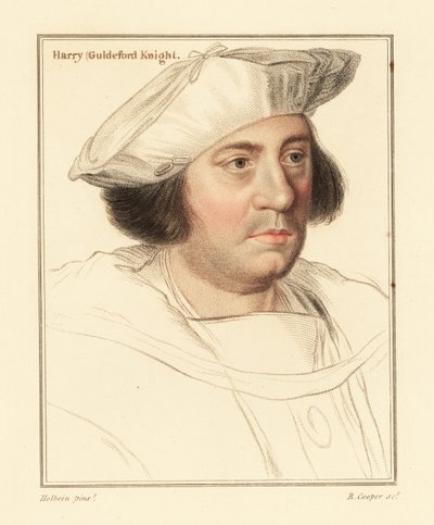 Sir Henry Guldeford, Master of the Horse., 1812 (rytina) od Hans (after) Holbein the Younger