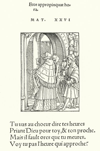 Canon (rytina) od Hans (after) Holbein the Younger