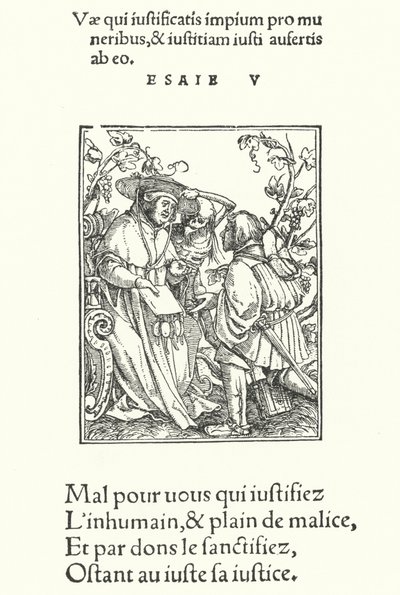 Kardinál (rytina) od Hans (after) Holbein the Younger