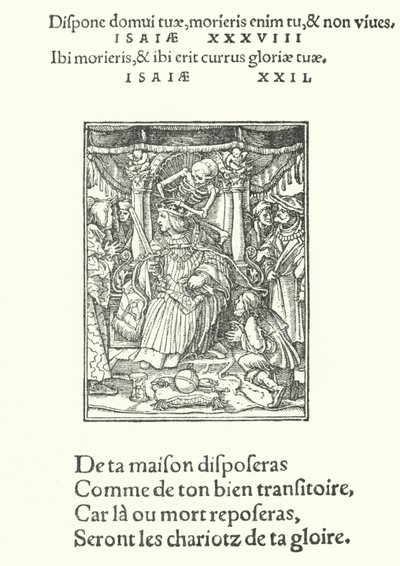 Císař (rytina) od Hans (after) Holbein the Younger