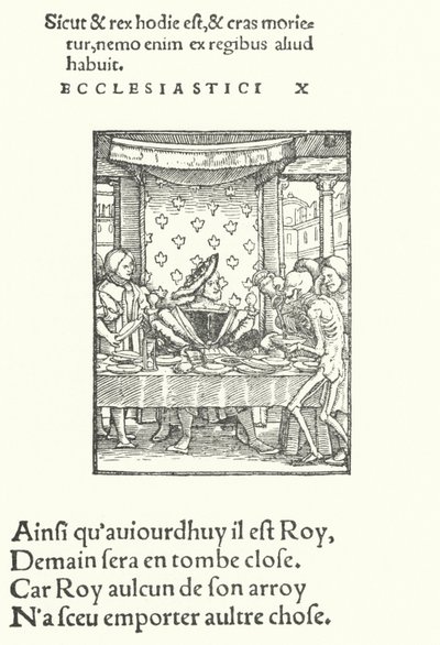 Král (rytina) od Hans (after) Holbein the Younger