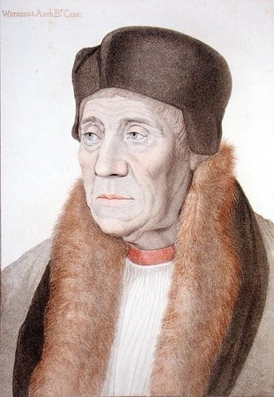 William Warham (1450-1532) rytý Francesco Bartolozzi (1727-1815) (rytina) od Hans (after) Holbein the Younger