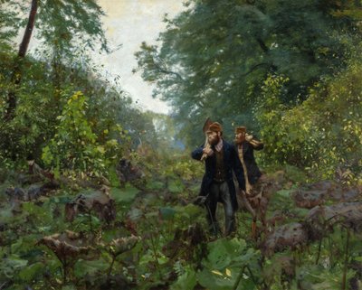 Na zakázaných cestách, 1886. od Hans Andersen Brendekilde