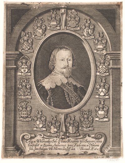 Hans Krabbe do Søgård. Z pohřebního kázání 1648 od Hans Andreas Greys