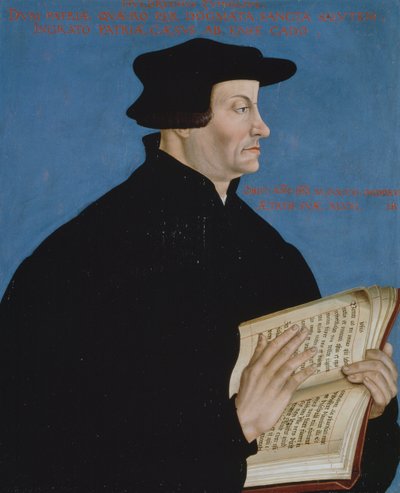 Portrét Huldrycha Zwingliho (1848-1531) od Hans Asper
