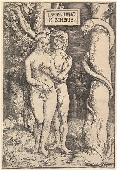 Adam a Eva, 1511. od Hans Baldung