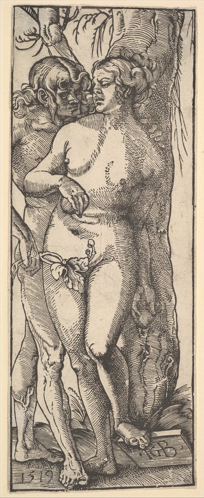 Adam a Eva, 1519. od Hans Baldung