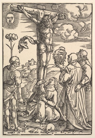 Kristus na kříži s Pannou a svatými Longinem, Marií Magdalenou a Janem, 1505. od Hans Baldung