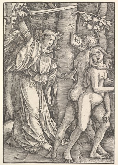 Vyhnání z ráje, 1514. od Hans Baldung