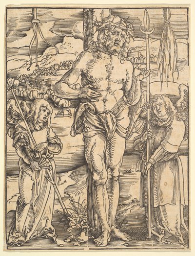 Muž bolesti, ze Zrcadla umučení našeho Pána Ježíše Krista, 1507 od Hans Baldung