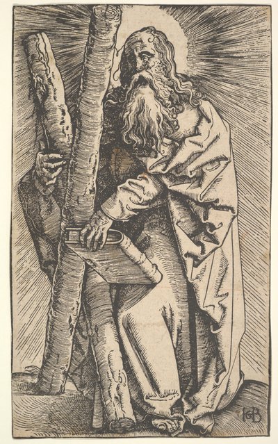 Svatý Ondřej, 15.-16. století. od Hans Baldung