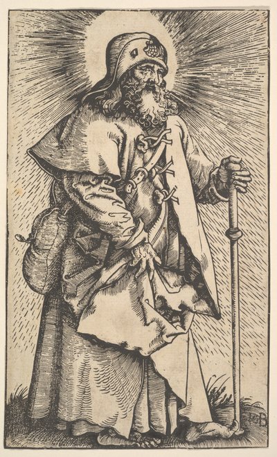 Svatý Jakub Větší od Krista a apoštolů, 1519. od Hans Baldung
