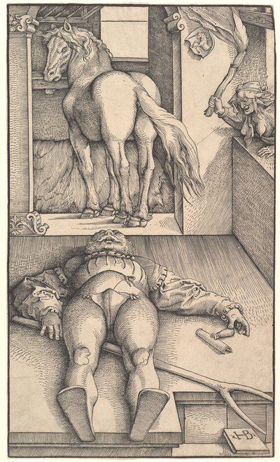 The Bewitched Groom, ca. 1544. od Hans Baldung