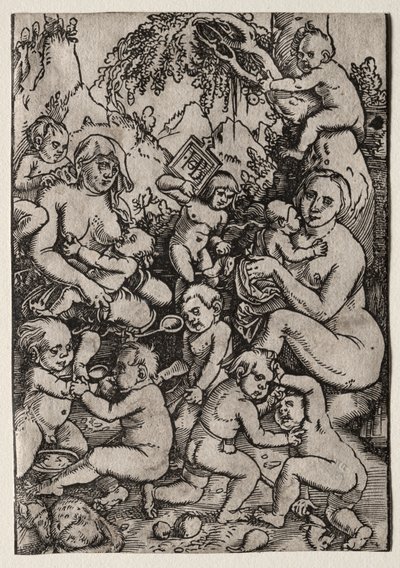 Dvě matky od Hans Baldung