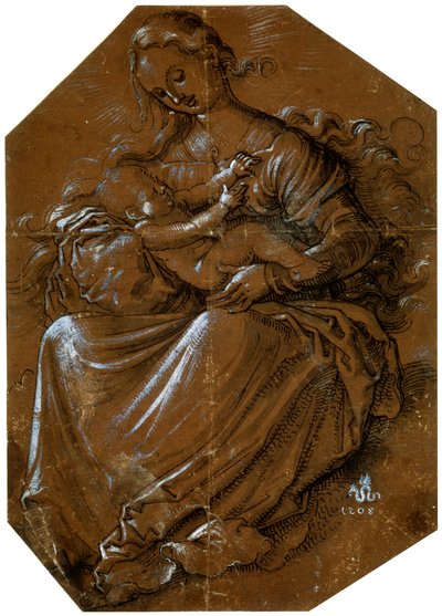 Panna a dítě, 1500-1545 od Hans Baldung