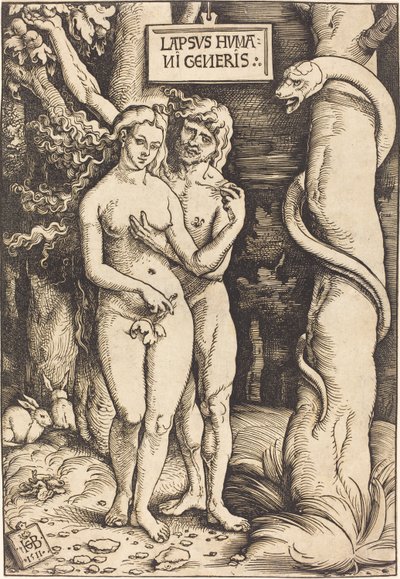 Adam a Eva, 1511 od Hans Baldung Grien