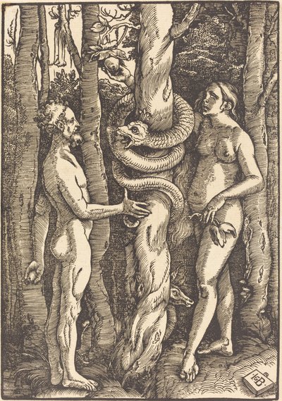 Adam a Eva s hadem od Hans Baldung Grien