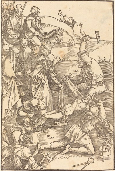 Kristus přibitý na kříž od Hans Baldung Grien
