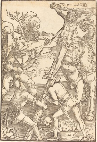 Kristus vzkříšený na kříži od Hans Baldung Grien