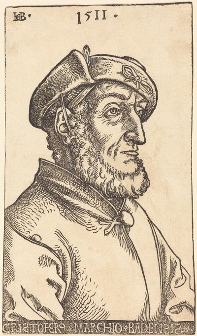 Kryštof, bádenský markrabě od Hans Baldung Grien