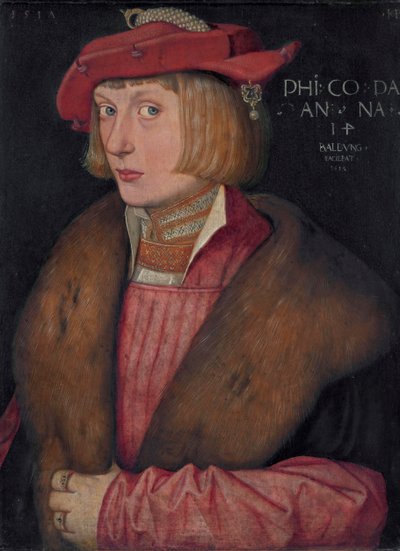 Německy: hrabě palatin Filip Válečník hrabě Filip Bellicosus od Hans Baldung Grien