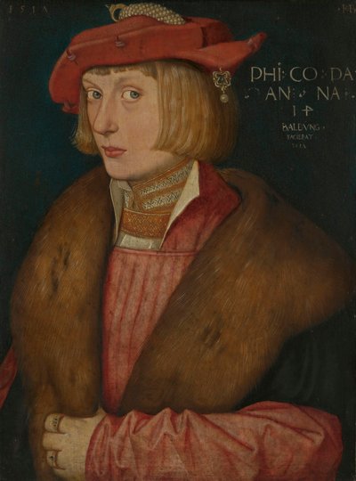 Německy: hrabě palatin Filip Válečník hrabě Filip Bellicosus od Hans Baldung Grien