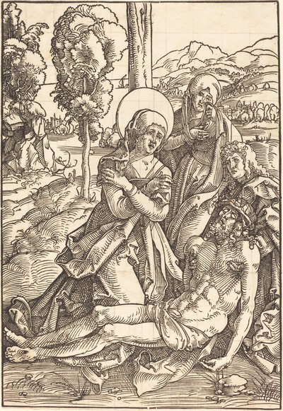 Oplakávání pro Krista od Hans Baldung Grien