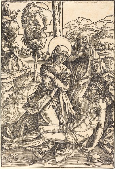 Oplakávání pro Krista od Hans Baldung Grien