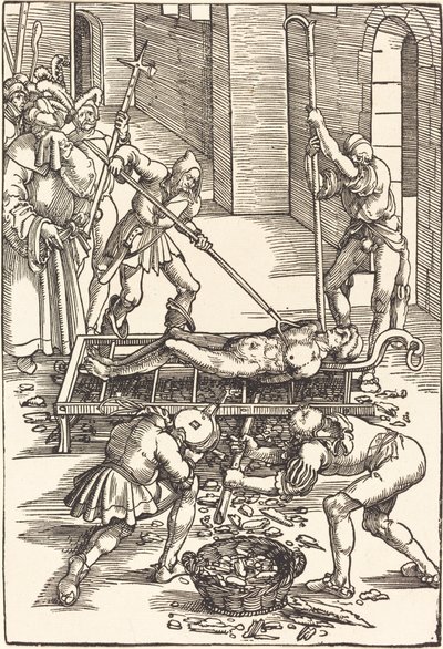 Mučednictví svatého Vavřince od Hans Baldung Grien