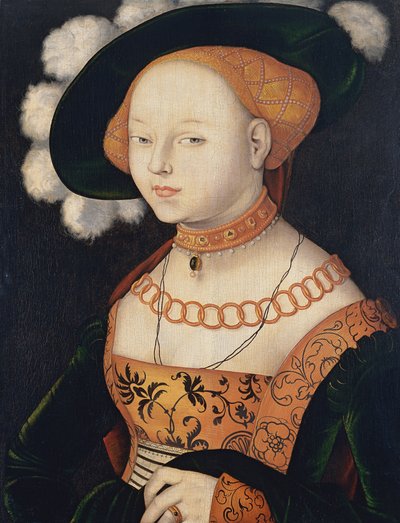 Německy: Bildnis einer Dame Portrét dámy od Hans Baldung Grien