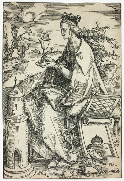 Svatá Barbora od Hans Baldung Grien