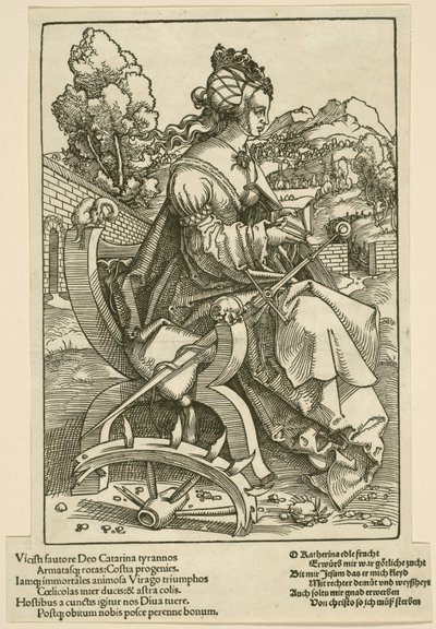 Svatá Kateřina, 1505-07 od Hans Baldung Grien