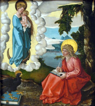 Svatý Jan Evangelista na Patmosu od Hans Baldung Grien