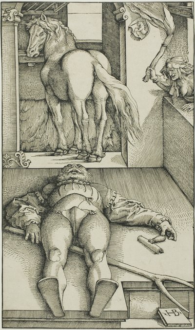 Začarovaný ženich od Hans Baldung Grien