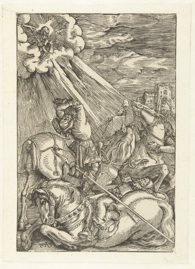 Obrácení Pavla, 1515-17 od Hans Baldung Grien