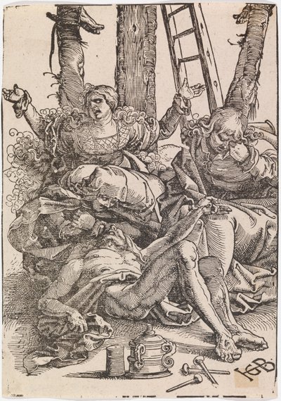 Oplakávání Krista od Hans Baldung Grien